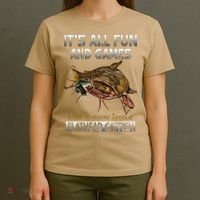 Flathead Catfish Fishing Freshwater Fish Gift T-Shirt thumb 4