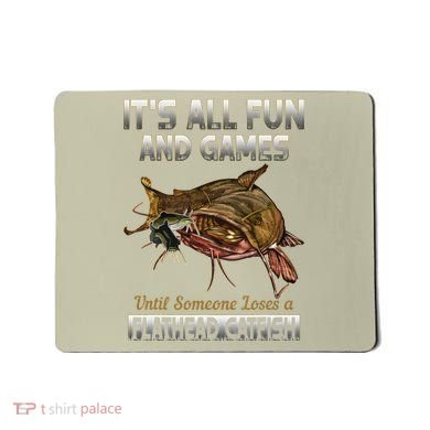 Flathead Catfish Fishing Freshwater Fish Gift Mousepad