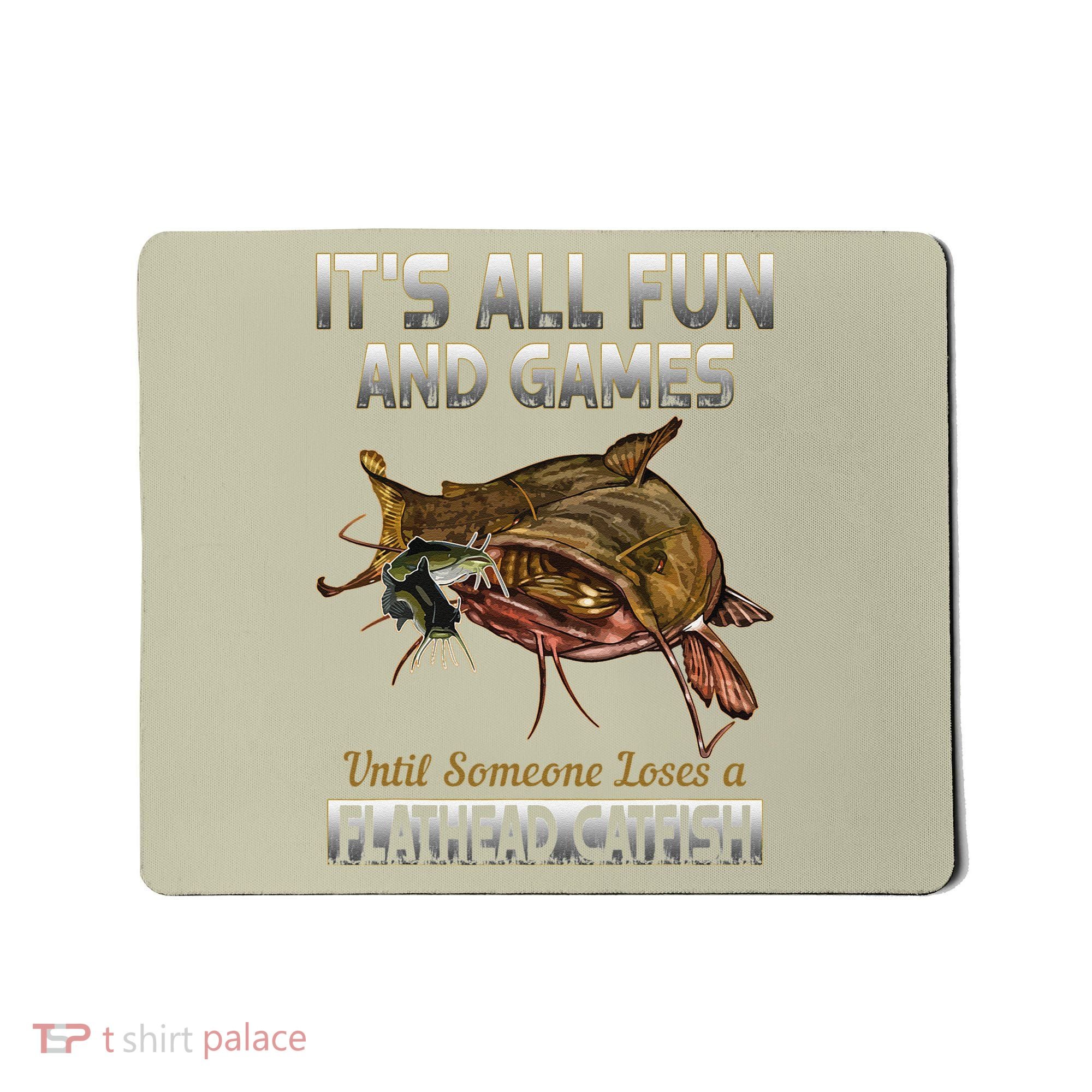 Flathead Catfish Fishing Freshwater Fish Gift Mousepad