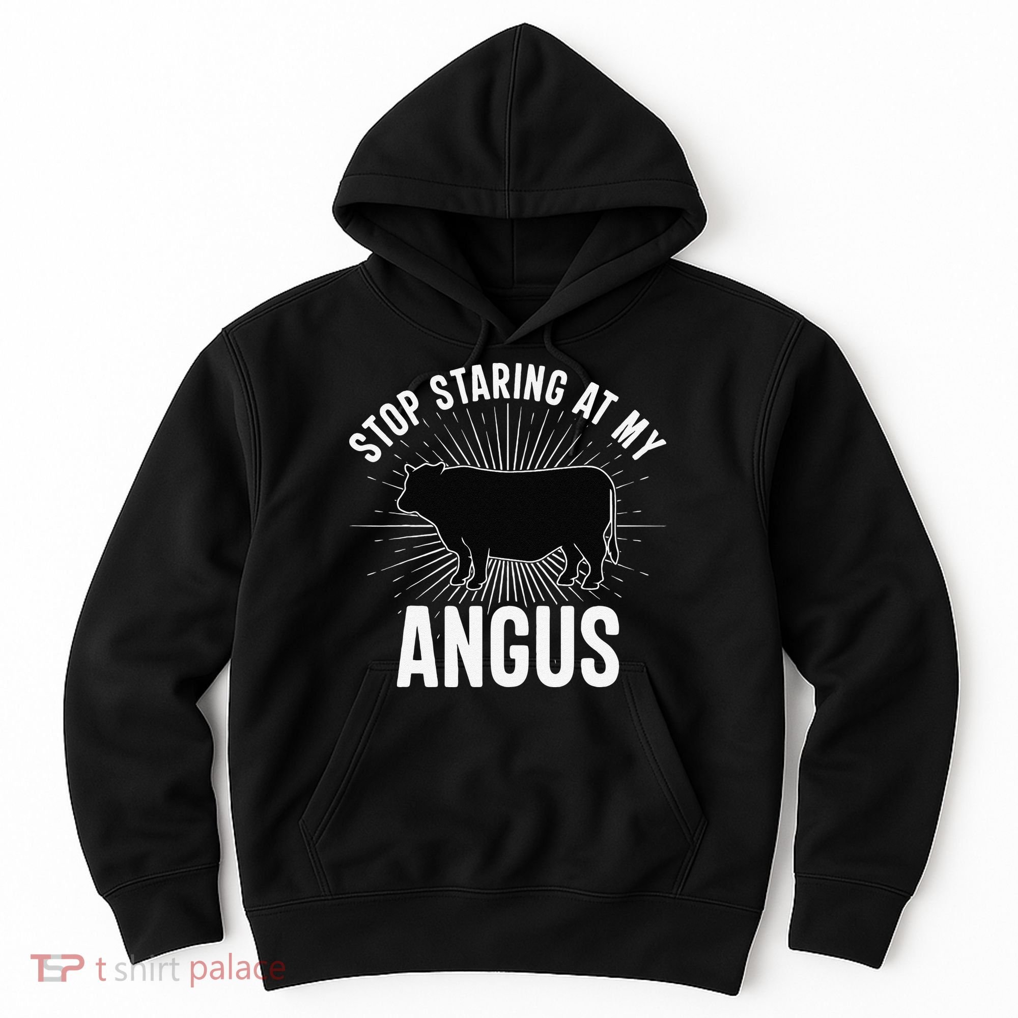 Funny Cow Farmer Rasing Cattle Dairy Farming Angus Cows Hoodie