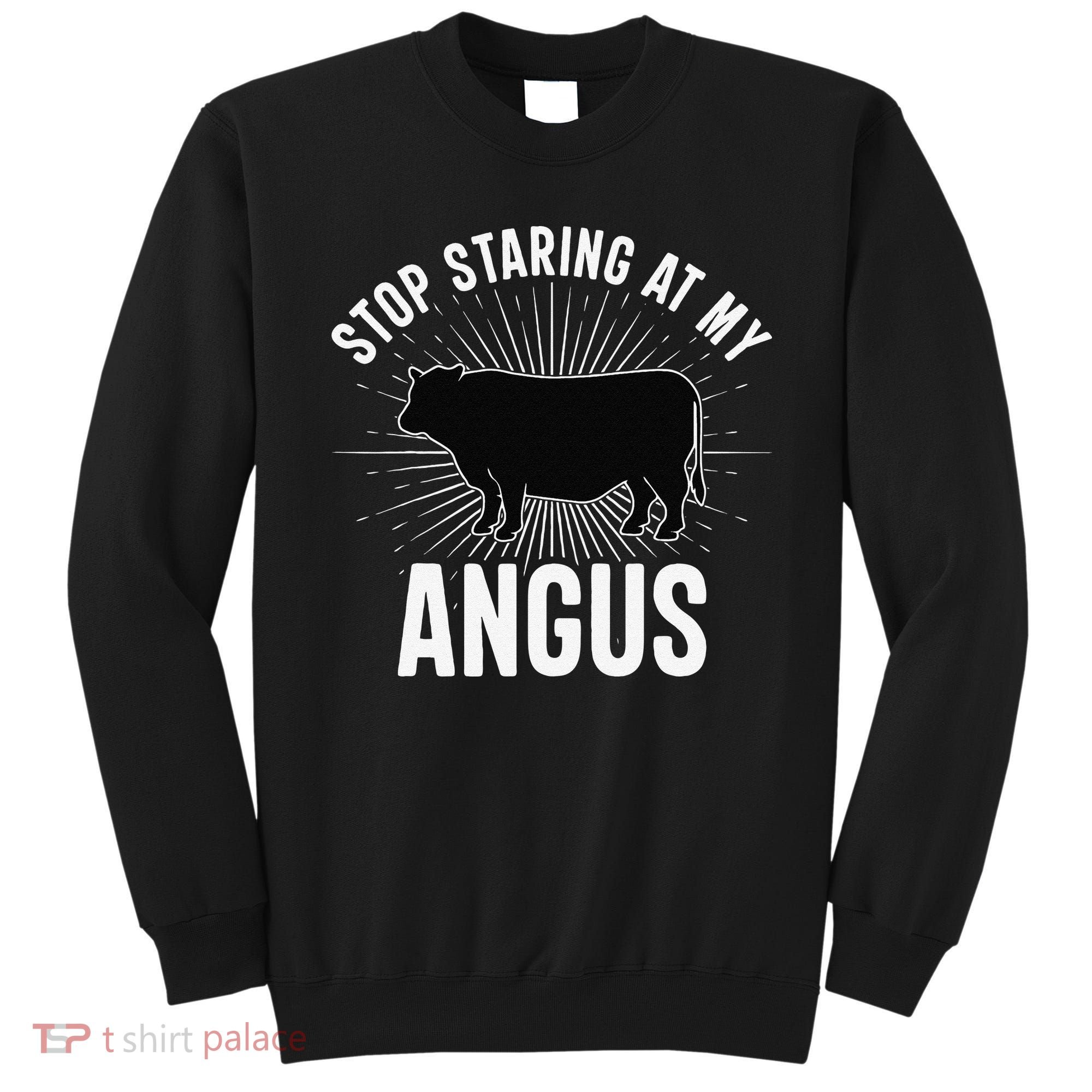 Funny Cow Farmer Rasing Cattle Dairy Farming Angus Cows Sweatshirt