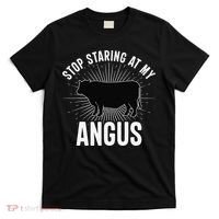 Funny Cow Farmer Rasing Cattle Dairy Farming Angus Cows T-Shirt thumb 0