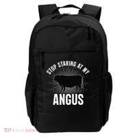 Funny Cow Farmer Rasing Cattle Dairy Farming Angus Cows Backpack thumb 0