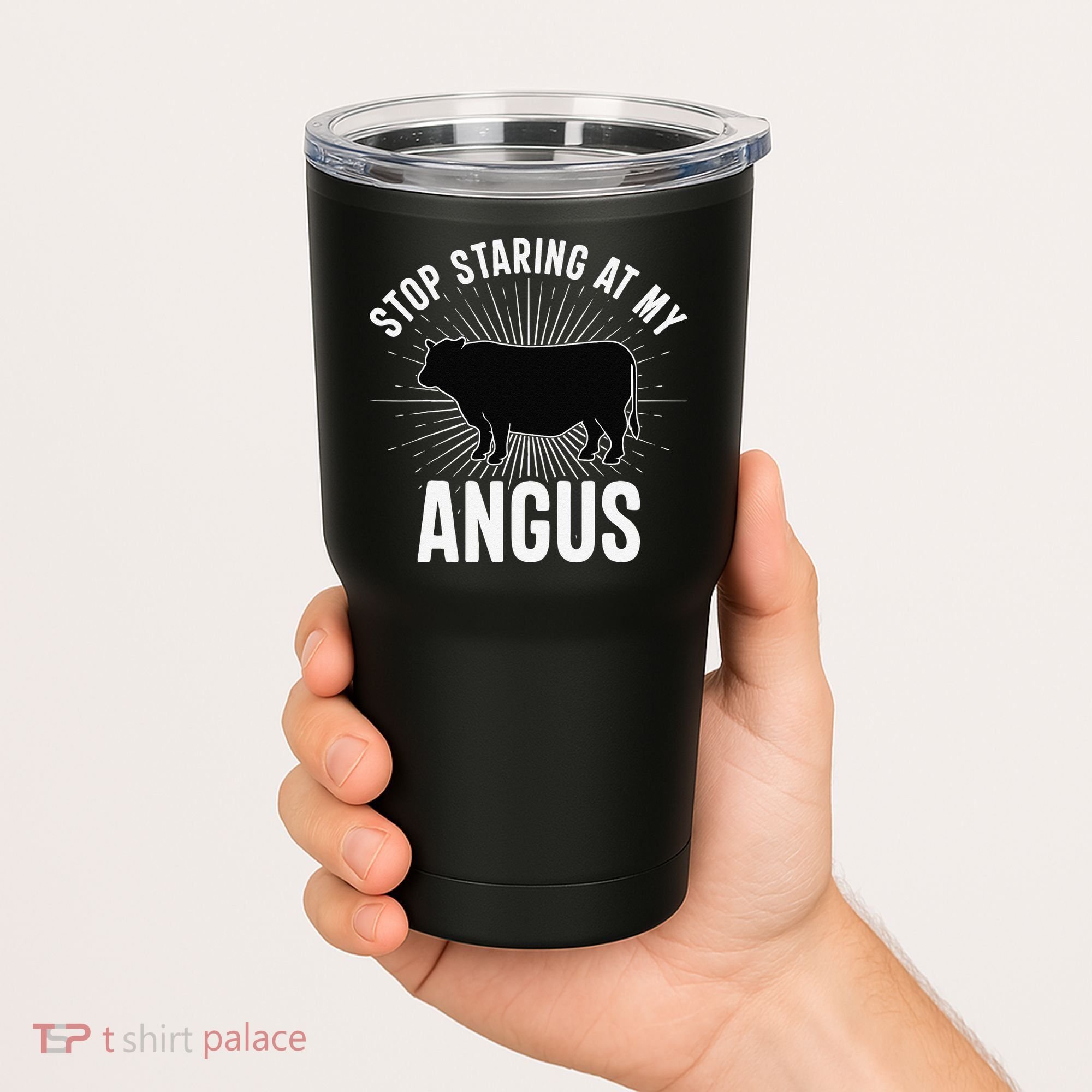 Funny Cow Farmer Rasing Cattle Dairy Farming Angus Cows Tumbler