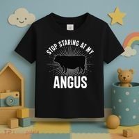 Funny Cow Farmer Rasing Cattle Dairy Farming Angus Cows Toddler T-Shirt thumb 3