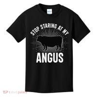 Funny Cow Farmer Rasing Cattle Dairy Farming Angus Cows Kids T-Shirt thumb 0