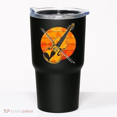 Funny Cute Fall Violin Violinist Autumn Thanksgiving String Player Tumbler