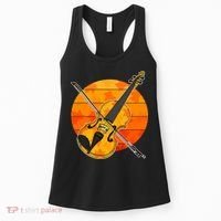 Funny Cute Fall Violin Violinist Autumn Thanksgiving String Player Women's Tank Top thumb 0