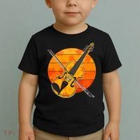 Funny Cute Fall Violin Violinist Autumn Thanksgiving String Player Toddler T-Shirt thumb 2