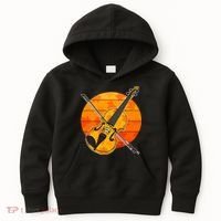 Funny Cute Fall Violin Violinist Autumn Thanksgiving String Player Kids Hoodie thumb 0
