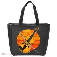 Funny Cute Fall Violin Violinist Autumn Thanksgiving String Player Tote Bag thumb 0