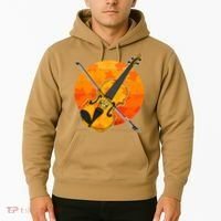 Funny Cute Fall Violin Violinist Autumn Thanksgiving String Player Hoodie thumb 2