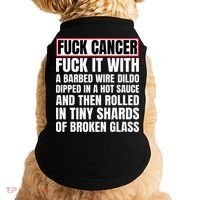 Fuck Cancer Doggie Tank thumb 0