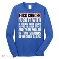 Fuck Cancer Long Sleeve Shirt thumb 0