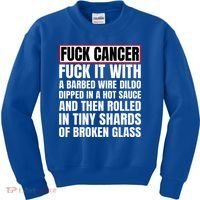 Fuck Cancer Kids Sweatshirt thumb 0