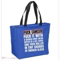 Fuck Cancer Tote Bag thumb 2