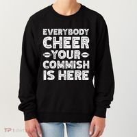 Funny Commish Fantasy Basketball Commissioner Sarcastic Women's Sweatshirt thumb 0