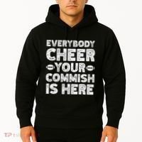 Funny Commish Fantasy Basketball Commissioner Sarcastic Hoodie thumb 2