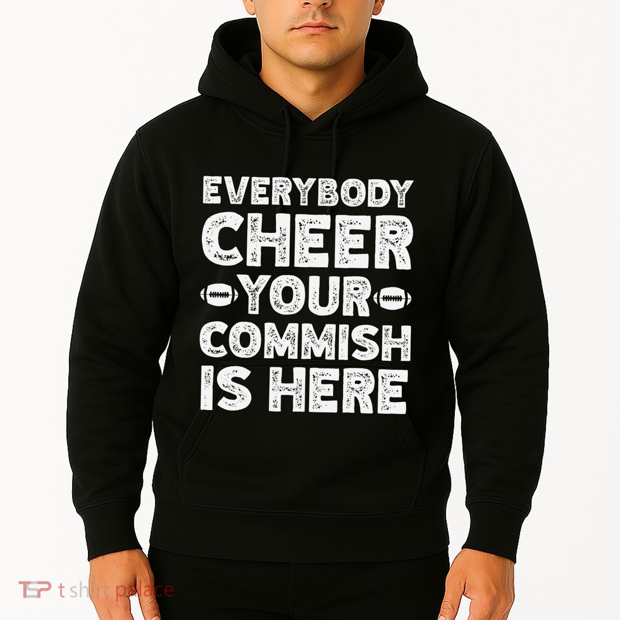 Funny Commish Fantasy Basketball Commissioner Sarcastic Hoodie