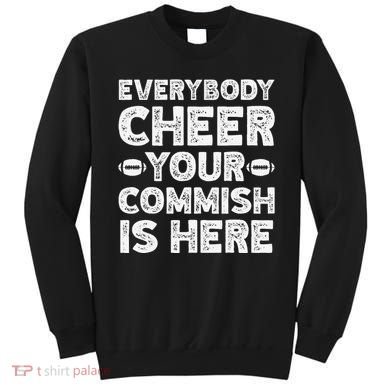Funny Commish Fantasy Basketball Commissioner Sarcastic Sweatshirt