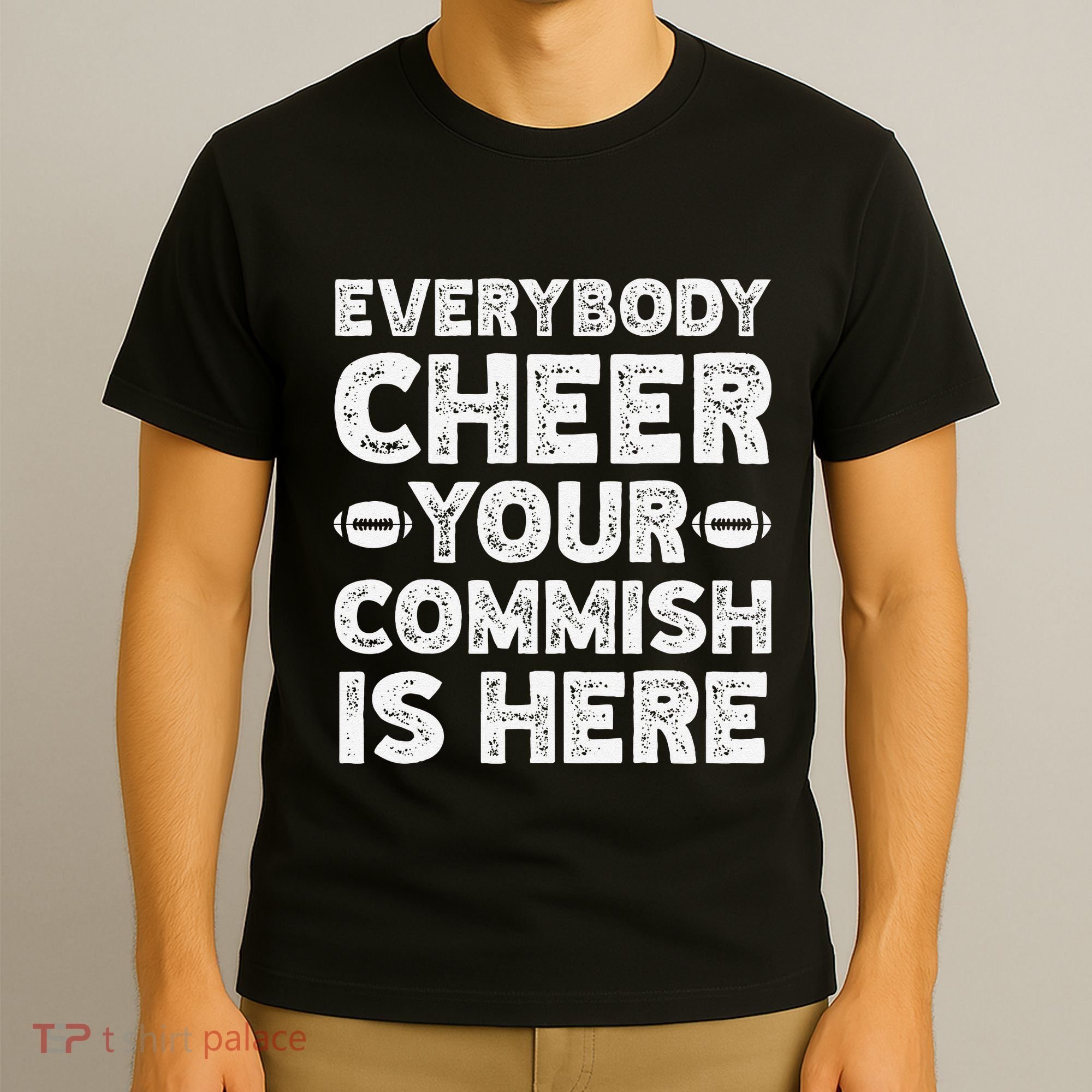 Funny Commish Fantasy Basketball Commissioner Sarcastic T-Shirt