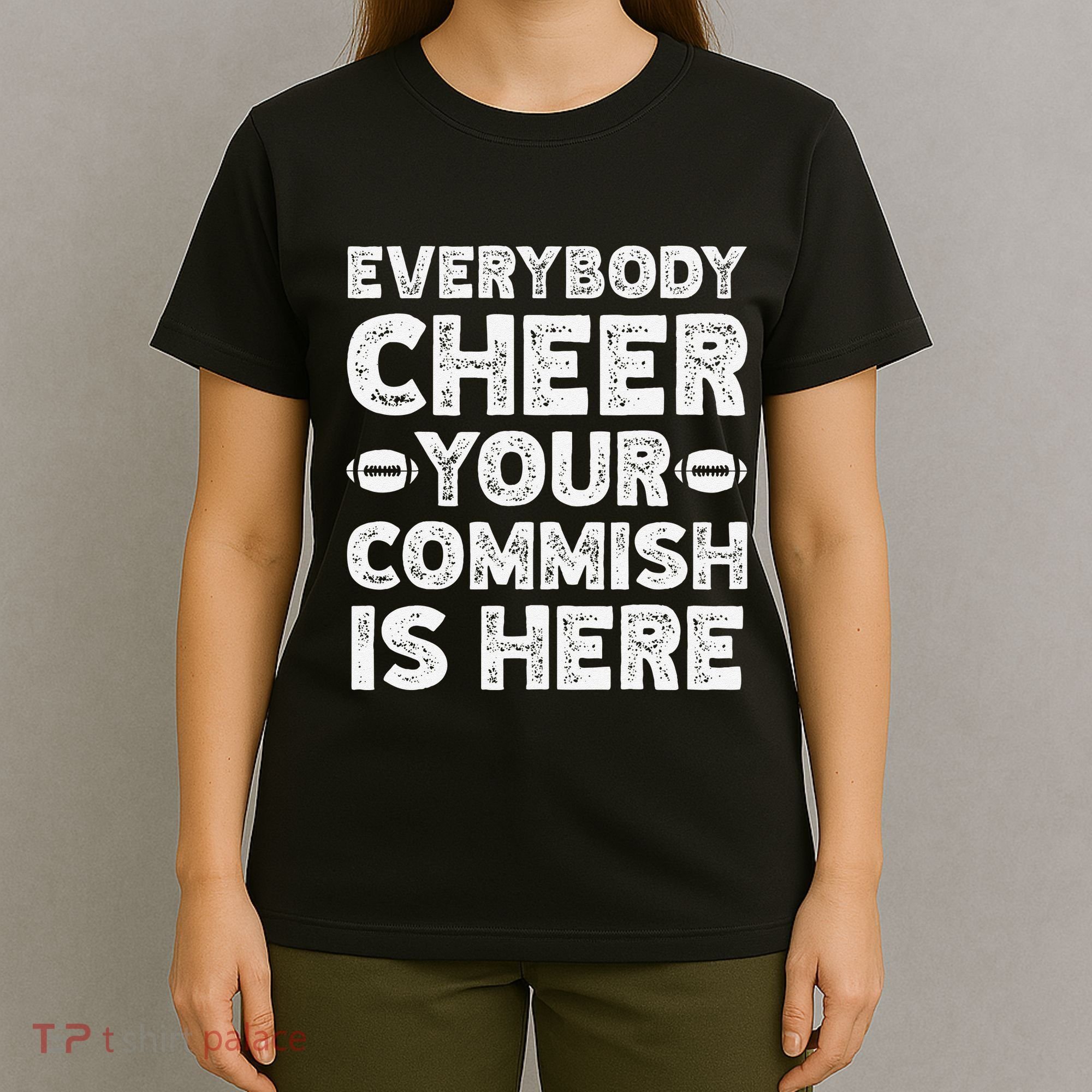 Funny Commish Fantasy Basketball Commissioner Sarcastic T-Shirt