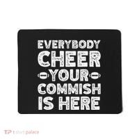 Funny Commish Fantasy Basketball Commissioner Sarcastic Mousepad thumb 0