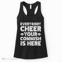 Funny Commish Fantasy Basketball Commissioner Sarcastic Women's Tank Top thumb 0