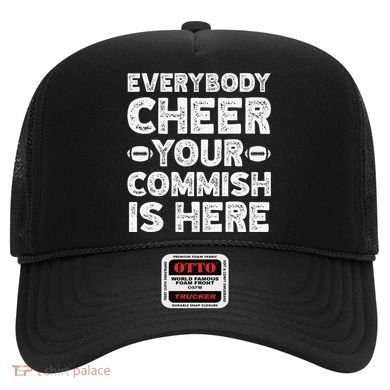 Funny Commish Fantasy Basketball Commissioner Sarcastic Hat