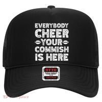 Funny Commish Fantasy Basketball Commissioner Sarcastic Hat thumb 0