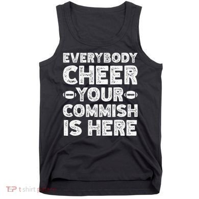 Funny Commish Fantasy Basketball Commissioner Sarcastic Tank Top