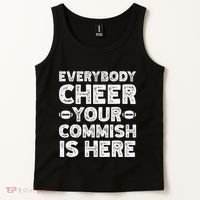 Funny Commish Fantasy Basketball Commissioner Sarcastic Tank Top thumb 2