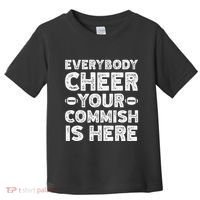 Funny Commish Fantasy Basketball Commissioner Sarcastic Toddler T-Shirt thumb 0