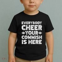 Funny Commish Fantasy Basketball Commissioner Sarcastic Toddler T-Shirt thumb 2