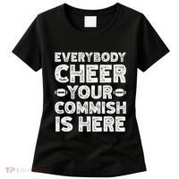 Funny Commish Fantasy Basketball Commissioner Sarcastic Women's T-Shirt thumb 0