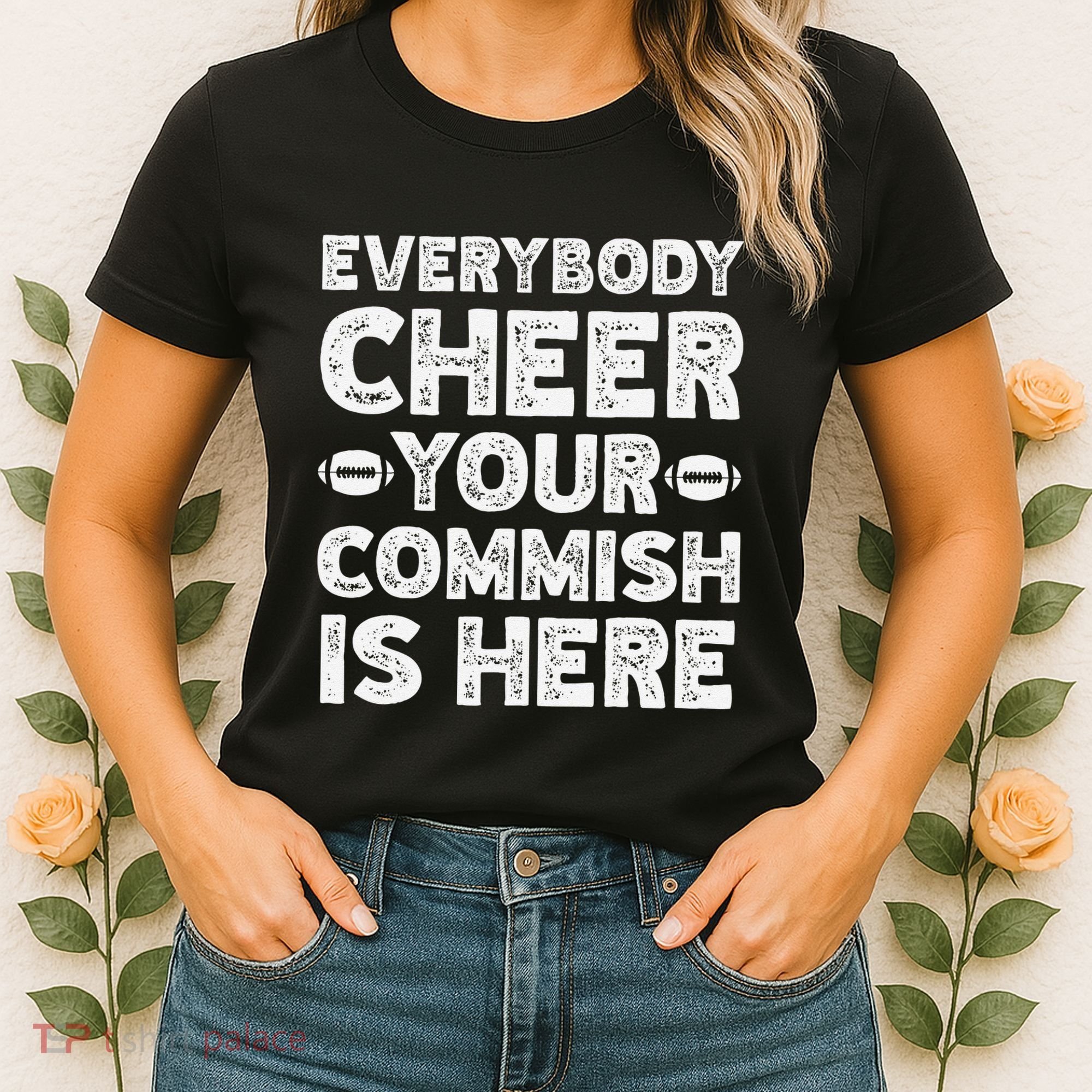 Funny Commish Fantasy Basketball Commissioner Sarcastic Women's T-Shirt