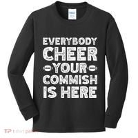 Funny Commish Fantasy Basketball Commissioner Sarcastic Kids Long Sleeve Shirt thumb 0