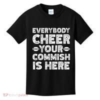 Funny Commish Fantasy Basketball Commissioner Sarcastic Kids T-Shirt thumb 0