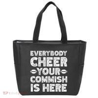 Funny Commish Fantasy Basketball Commissioner Sarcastic Tote Bag thumb 0