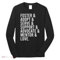 Foster Care , Foster Love, Gift For Adoption Long Sleeve Shirt thumb 0