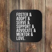 Foster Care , Foster Love, Gift For Adoption Coaster thumb 0