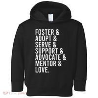 Foster Care , Foster Love, Gift For Adoption Toddler Hoodie thumb 0