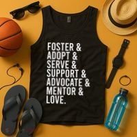 Foster Care , Foster Love, Gift For Adoption Tank Top thumb 4
