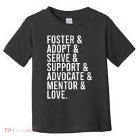 Foster Care , Foster Love, Gift For Adoption Toddler T-Shirt thumb 0