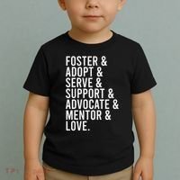 Foster Care , Foster Love, Gift For Adoption Toddler T-Shirt thumb 2