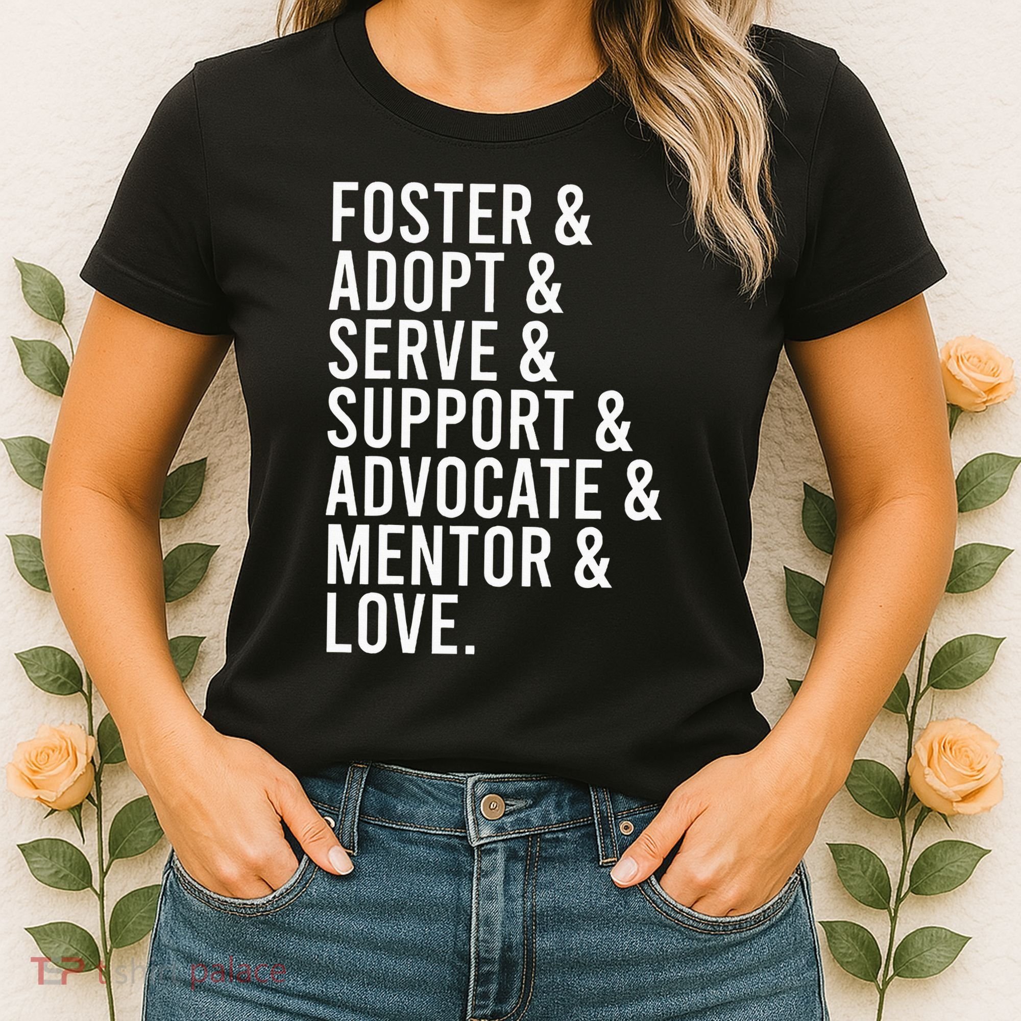 Foster Care , Foster Love, Gift For Adoption Women's T-Shirt