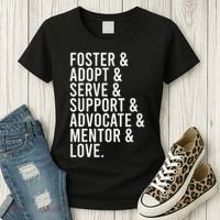 Foster Care , Foster Love, Gift For Adoption Women's T-Shirt thumb 3