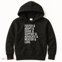 Foster Care , Foster Love, Gift For Adoption Kids Hoodie thumb 0