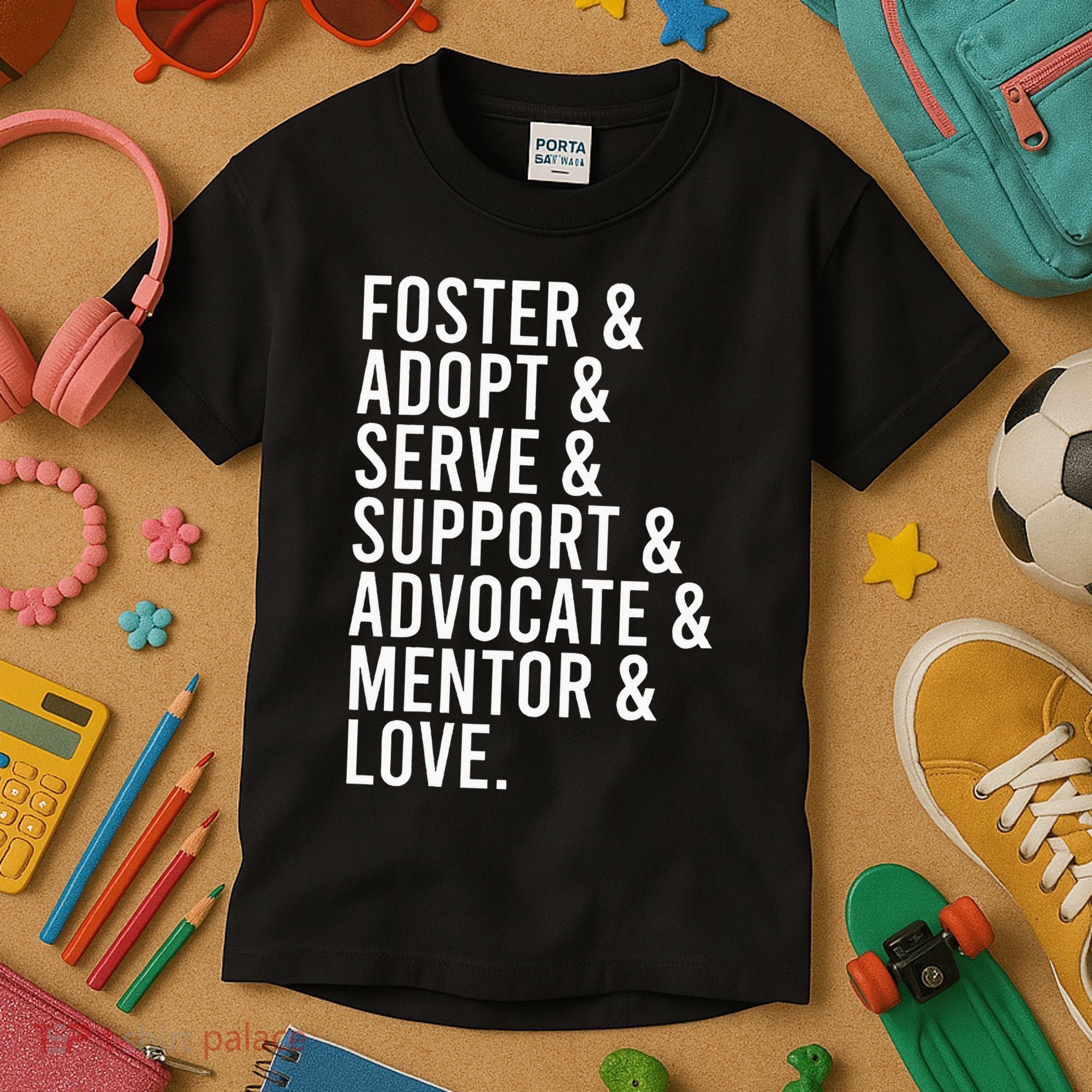 Foster Care , Foster Love, Gift For Adoption Kids T-Shirt