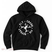 Fly Crash Fix Repeat Funny Fpv Drone Racing Quad Pilot Hoodie thumb 0